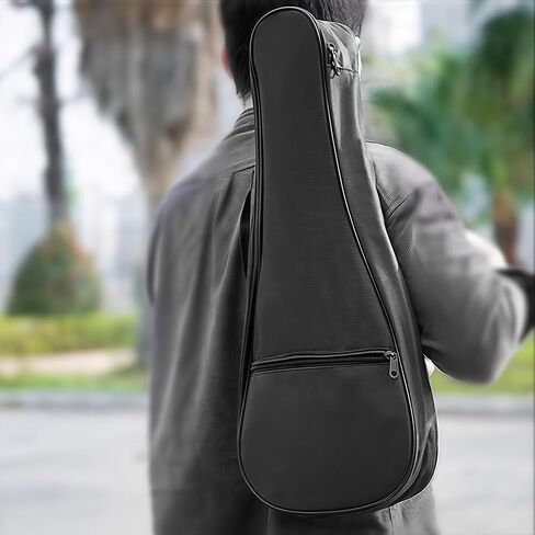 23 Inch Ukulele Case Backpack Straps Gig Bag Case Storage For Travel Performance Concert Show (Black) in Saudi Arabia