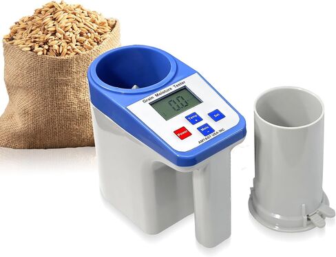 AMTAST مقياس رطوبة حبوب الكاكاو، جهاز قياس الرطوبة الرقمي، محلل رطوبة حبوب الكاكاو، من 0 إلى 24%، قياس المياه، اختبار الرطوبة MC-7825KK in Kuwait