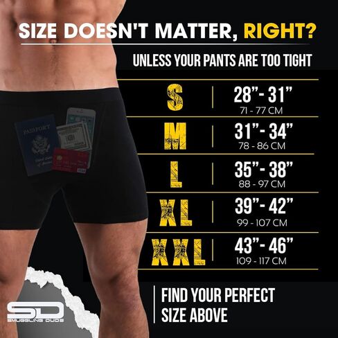 Boxer Brief Shorts - Anti Theft, Pickpocket Proof, Travel Pocket Underwear in Saudi Arabia