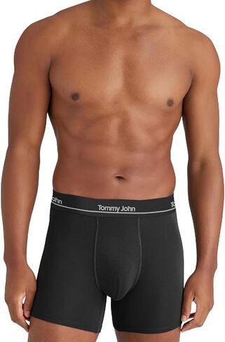 ملخصات Tommy John Men's Luxe Boxer ملخصات داخلية-4 "3 عبوات ، مستمدة من الخيزر in Saudi Arabia