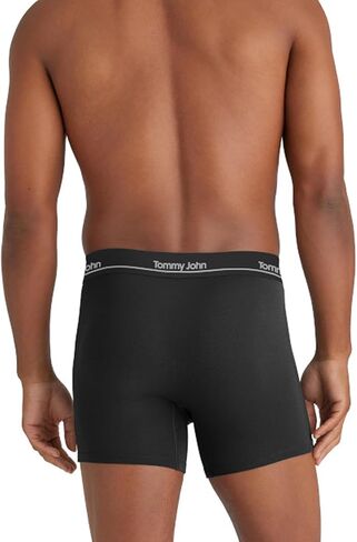 ملخصات Tommy John Men's Luxe Boxer ملخصات داخلية-4 "3 عبوات ، مستمدة من الخيزر in Saudi Arabia