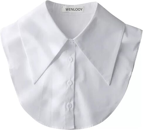 WENLOOY Fake Collar Detachable Blouse Dickey Collar Half Shirts Faux False Collar for Women & Girls Favors in Kuwait