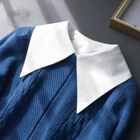 WENLOOY Fake Collar Detachable Blouse Dickey Collar Half Shirts Faux False Collar for Women & Girls Favors in Kuwait