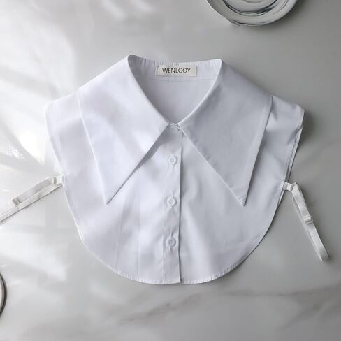 WENLOOY Fake Collar Detachable Blouse Dickey Collar Half Shirts Faux False Collar for Women & Girls Favors in Kuwait