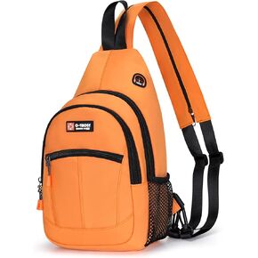 Cross body bag Sling Bags for Women Water Resistant Backpack Lightweight Shoulder Chest Daypack for Men Women Hiking Travel