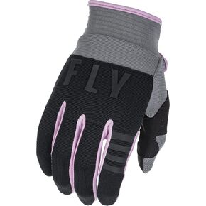 Fly Racing 2022 Youth F-16 Gloves (رمادي/أسود/وردي ، شباب XX-Small)