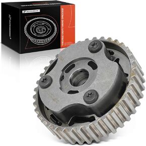 A-Premium Exhaust Engine Variable Valve Timing (VVT) Sprocket Gear Camshaft Adjuster Phaser Compatible with Ford Fiesta 2014-2017, EcoSport 2018-2021, 1.0L