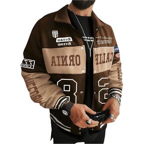 Soly Hux Men's Men's Graphic Graphic Jacket Stack