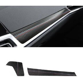 Betterhumz Car Central Instrument Dashboard Cover Trim Compatible with BMW G20 G28 G42 G23 3 4 Series 318i 320i 330i M340i 2020-2023 Car Interior Accessories PVC Leather A