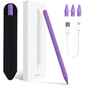 قلم شاشة لجهاز iPad الجيل التاسع والعاشر، قلم Milikilo iPad مع حامل قلم رصاص، رفض راحة اليد، لجهاز iPad Air11&13 بوصة (M2)، iPad Pro 11 بوصة و13 بوصة (M4)، iPad 6-10th، iPad Pro 11 بوصة/12.9 بوصة، iPad Air 3/4/5، آيباد ميني 5/6 in Saudi Arabia
