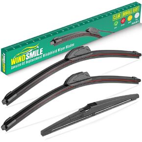 24" 20" 11" Windshield Wiper Blades Replacement for Buick Envision 2021 2022 2023 Premium All Weather Front Rear Wipers Set - OEM Quality (Pack of 3)