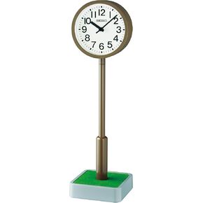 Seiko Metro Non Ticking Desk Table Clock, 12 Inch, Black