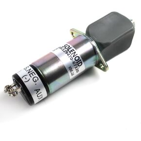 12V 129470-67320 1504-12A6U1B1S2 Fuel Shutoff Solenoid 2 terminals for Woodward Yanmar Diesel Engine