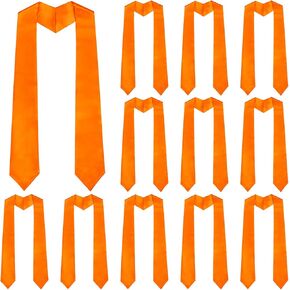 Graduation Stole, 1Pc/12Pcs Plain Graduation Honor Stoles, Class of 2025 Adults Graduation Sash, 70" Long