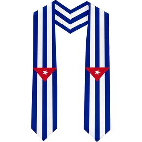 Cuba of 2025 Croatia Flag Graduation Stole Celebrate Your Academic Achievements in Style with Our Elegant Satin Sash 71" long