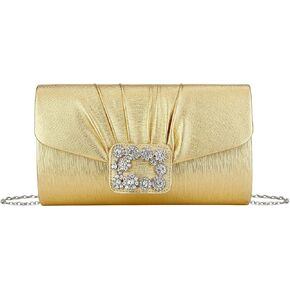 YYW Evening Bag Small Rhinestone Purse Handbag Sparkling Clutch Purses for Women Wedding Formal Party