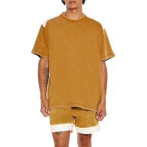Forever 21 Men's Colorblock Short-Sleeve Pullover