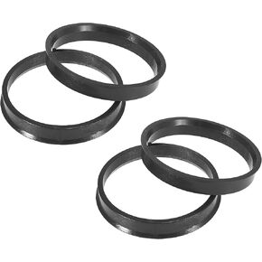 X AUTOHAUX 4pcs Plastic 60.1mm to 66.1mm Car Hub Centric Rings Wheel Bore Center Spacer