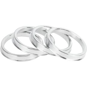 Hub Centric Rings, 56.1mm ID to 65.1mm OD Vehicle Wheel Hubrings Aluminum Alloy, 4 Pcs