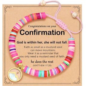 Gold Move Mountains-Mustard Seed Bracelet Baptism Confirmation Catholic Christian Easter Gifts