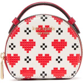 kate spade new york Devin Pixel Hearts Embossed Saffiano Leather Case