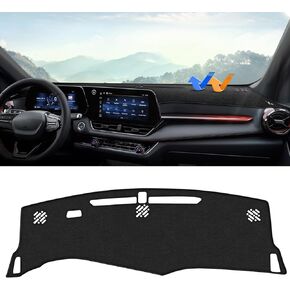 حصيرة تغطية لوحة القيادة التلقائية لعام 2025 ملحقات شيفروليه Expenox Cover Cover Upgrade Velvet Dash Mat Rays Protector (ليس لشرف شيفروليه Exhinox EV)