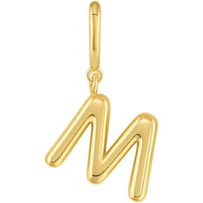 gorjana - Alphabet Helium Parker Charm - 18k Gold-Plated Finish - Initial Design Charm - Hinge Closure - Lightweight and Comfortable
