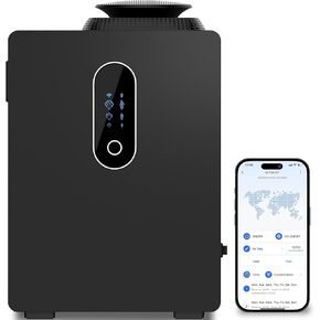 2025 تم ترقية آلة ناشر الرائحة HVAC ، والتحكم في شبكة WiFi ، وتغطية 6000 قدم مربع ، وآلة هواء الرائحة للمنزل 1000 مل ، وموزع فندق Airtary Airtian Oil Airless Airless للهواء البارد لغرفة كبيرة