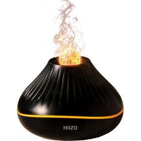 A18 DOFFUSER - تصميم لمبة النرجس البري ، موزع الزيت الأساسي بالموجات فوق الصوتية مع ضوء اللهب LED ، ناشر العطرية الهادئة للمنزل والمكتب ، مثالي لليوغا والنوم (أبيض أنيق)