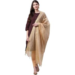 Women’s Banarasi Poly Silk Dupatta | 2.25 Mtrs | Traditional Ethnic Wear Rich Zari Weave | Festive & Party Wear