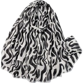 Leopard-Print-Scarf for Womens - Classic-Cheetah-Wrap-Shawl Long Lightweight Sunscreen Scarf(28"×59") in Kuwait