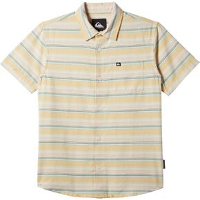 Quiksilver Boys 'Oxford Strip Classic Button Up منسوج أعلى الشباب