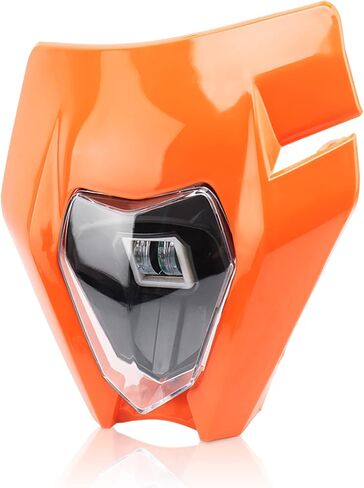 PowerMotor Motorcycle Headlights for Dirt Bike,Dirtbike LED Head Lamp Light Kit Universal for Most Dirt Pit Enduro Bike Motorcycle Headlamp Frontlight for ATV SX-F EXC EXC-F in Saudi Arabia