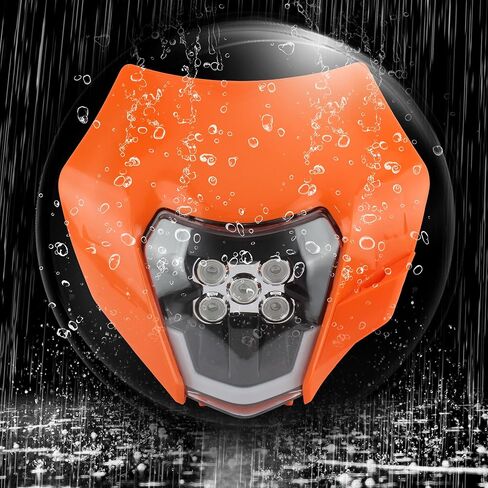 المصابيح الأمامية لدراجة الدراجات النارية Powermotor للدراجة الترابية ، Dirtbike LED LED LAMP Light Kit Universal لمعظم مصابيح دراجة نارية للدراجة النارية للدراجة الأوساخ من أجل ATV SX-F EXC-F in Kuwait