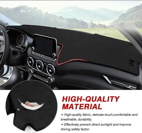 Autorder Dashboard Cover Mat for 2023 2024 Nissan Ariya Accessories Dash Cover Upgrade Velvet Dash Mat Sunshade Glare UV Rays Protector(with HUD) in Saudi Arabia
