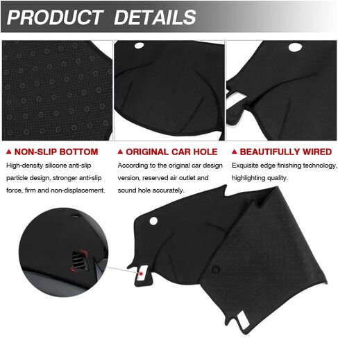 Autorder Dashboard Cover Mat for 2023 2024 Nissan Ariya Accessories Dash Cover Upgrade Velvet Dash Mat Sunshade Glare UV Rays Protector(with HUD) in Saudi Arabia