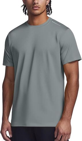 Zengjo Mens Athletic Shirts Moisture Wicking Short Sleeve Quick Dry Workout T-Shirt for Gym Running Exercise in Saudi Arabia
