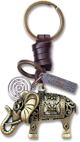 AuPra Angel Wings KeyChain Gift Women & Men Leather KeyRing Home Car Door Keys Holder Dive Safe Ladies Present in Kuwait