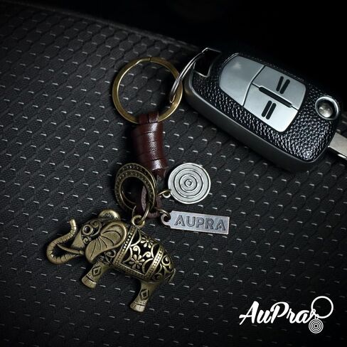 AuPra Angel Wings KeyChain Gift Women & Men Leather KeyRing Home Car Door Keys Holder Dive Safe Ladies Present in Kuwait