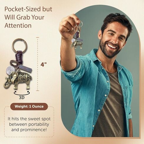 AuPra Angel Wings KeyChain Gift Women & Men Leather KeyRing Home Car Door Keys Holder Dive Safe Ladies Present in Kuwait
