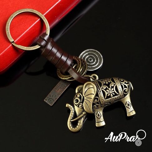 AuPra Angel Wings KeyChain Gift Women & Men Leather KeyRing Home Car Door Keys Holder Dive Safe Ladies Present in Kuwait