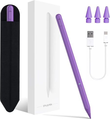 Stylus Pen for iPad 9th&10th Generation,Milikilo iPad Pen with Pencil Holder,Palm Rejection,for iPad Air11&13"(M2), iPad Pro 11"&13"(M4),iPad 6-10th,iPad Pro 11"/12.9 ", iPad Air 3/4/5, iPad Mini 5/6 in Saudi Arabia