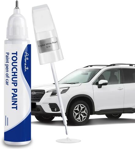 Crystal White Pearl(K1X) Touch Up Paint for Subaru-Exact Match–Chips and Nicks Car Paint Scratch Repair Kit Automotive Paint Pen for Ascent-models/BRZ/Crosstrek/Forester-models/Impreza/WRX/XV in Saudi Arabia