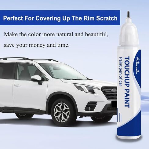 Crystal White Pearl(K1X) Touch Up Paint for Subaru-Exact Match–Chips and Nicks Car Paint Scratch Repair Kit Automotive Paint Pen for Ascent-models/BRZ/Crosstrek/Forester-models/Impreza/WRX/XV in Saudi Arabia