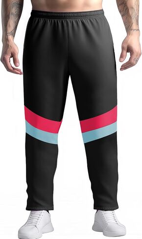الثمانينيات من القرن التاسع عشر من الهيب هوب ريترو المسار سراويل الثمانينات ديسكو للركاب الرياضي السراويل مع جيب للنساء الرجال in Kuwait
