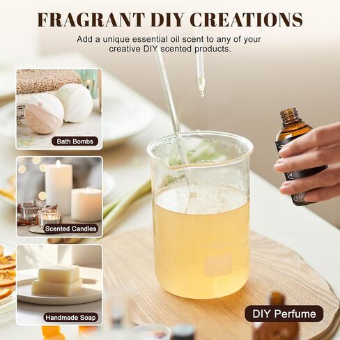 Indian Sandalwood Essential Oils 3.38 FL.OZ Pure Indian Sandalwood Oil for Massage Skin Care Hair Care Diffuser Candle and Soap Making - 100ml in Kuwait