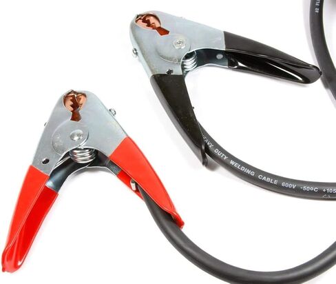 Forney 52875 Battery Jumper Cables, Heavy Duty Number 2, 12-Feet,Black And Red in Saudi Arabia