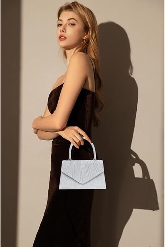 Evening Bag Sparkly Clutch Purses for Women Wedding Party Women's Shoulder Bag Crossbody Handbags in Saudi Arabia