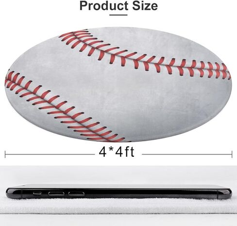 Earth Round Rugs 4x4ft World Themed Round Rug for Teen's Bedroom, Non-Slip Circular Rugs for Kids Classroom Playroom Decor in Kuwait