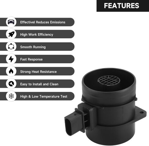 Mass Air Flow Sensor Meter Sensor MAF Sensor - Compatible for Mercedes-Benz Sprinter 2500/3500 Base 3.0L V6 - Diesel 2010-2021 - Replace Part 0281002978, A0000943448 in Kuwait